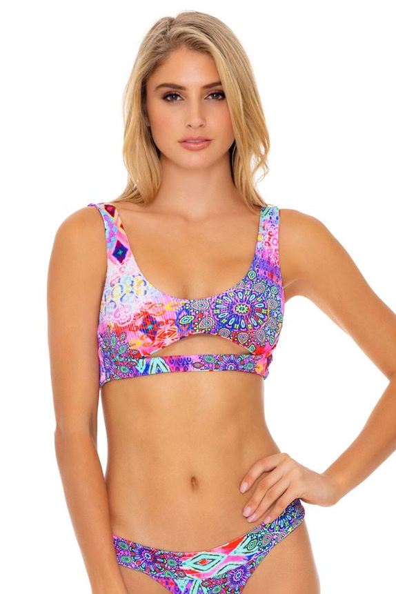 Luli Fama Pink Lagoon BRALETTE